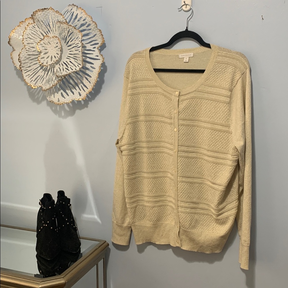 Charter Club cardigan size xxl